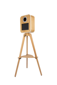 Photomaton portable vintage en bois avec écran tactile de 13,3 pouces, plateau d'impression et caméra compatible pour impression instantanée pour <span class=keywords><strong>QW410</strong></span> DS620 - Product Image 2