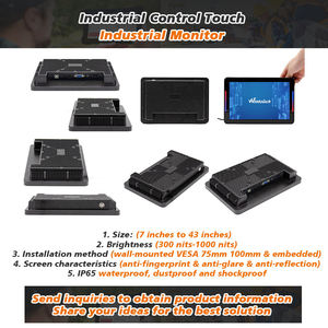 Custom Industriële <span class=keywords><strong>Lcd</strong></span>-Display Ip65 Waterdicht Alles In Één <span class=keywords><strong>Open</strong></span> <span class=keywords><strong>Frame</strong></span> Industriële Touch Panel Pc Marine Industrieel Paneel <span class=keywords><strong>Monitor</strong></span> - Product Image 2