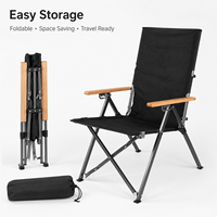 Chaise de camping pliable et inclinable en acier inoxydable, portable et réglable, pour la randonnée, les repas, le parc, les pique-niques en plein air, les barbecues, la pêche et les loisirs