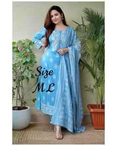 Colección tradicional de mujeres Ropa étnica elegante Algodón Premium Estampado floral Fiesta informal Ropa de festival a precio mayorista - Product Image 1