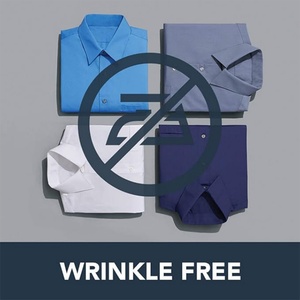 Chemise décontractée à manches courtes pour homme, col montant respirant, en popeline, à carreaux, avec logo personnalisé ODM - Product Image 5