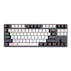 Teclado Mecánico K550 de 87 Teclas con Interruptor Azul, Teclado para Juegos con Cable para PC - Teclado de Oficina con Retroiluminación RGB - Product Image 5