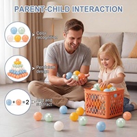 Balles de jeu pour enfants HY Brand, sans phtalates, sans BPA, en plastique PE moulé par soufflage, résistantes à l'écrasement, élastiques, pour piscine à balles, 60 mm, personnalisables