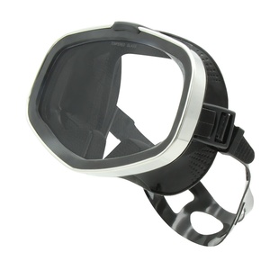 Máscara de Buceo Redonda de Visión Amplia de Acero 2025 con Lente de Cristal, Máscara de Pesca Submarina de Una Ventana para Buceo y Pesca Submarina - Product Image 5