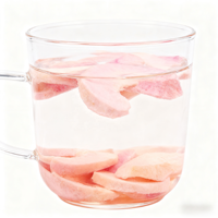 Vente en gros de tranches de pêche lyophilisées de haute qualité sans sucre ajouté collations aux fruits lyophilisés thé aux fruits sain dans un emballage en vrac
