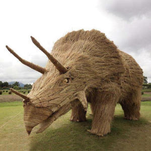 Esculturas de Paja para Parques de Animales y Casas de Animación, Adornos Decorativos Personalizables de Mimbre Tejido - Product Image 1