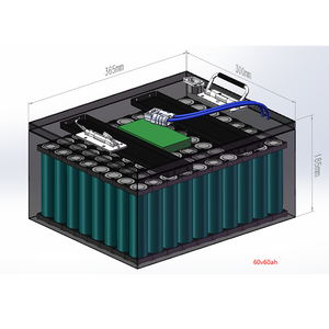 เครื่องชาร์จแบตเตอรี่ลิเธียมไอออน CNNTNY 60V 72V 200ah ชุดแบตเตอรี่พลังงาน 72V 87.6V 14.4kWh สำหรับรถยนต์ไฟฟ้า - Product Image 3