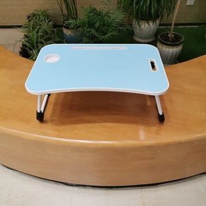 Fábrica al por mayor portátil soporte de mesa de escritorio mejor precio diseño moderno con plegable Metal madera MDF patas para uso en la oficina - Product Image 1
