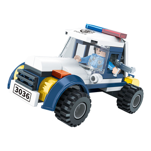 COGO Set di Blocchi da Costruzione 8 in 1 Trasformabili in Polizia, <span class=keywords><strong>Puzzle</strong></span> 3D in Plastica - Product Image 4