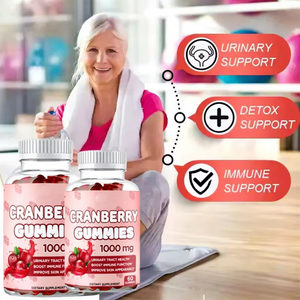 ASAP OEM Gummies à la canneberge et aux probiotiques, complément alimentaire, vitamine C, gummies à la canneberge et aux probiotiques - Product Image 2