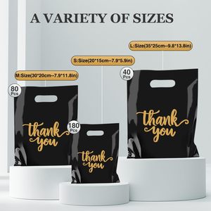 Bolsas de Compras de 9 x 12 Pulgadas con Impresión en Huecograbado, Bolsas de Plástico Reutilizables para Minoristas, Bolsas de Embalaje para Zapatos con Corte Troquelado - Product Image 3