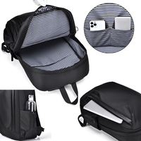 Sac à dos pour ordinateur portable en tissu Oxford, nouveau design, logo personnalisé, sac à dos imperméable pas cher