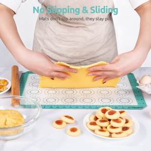 Non-Stick Silicone Pastry Mat Reusable Rolling Pad <strong>for</strong> <strong>Baking</strong> And Dough - Product Image 3