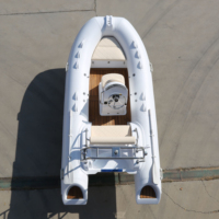 Bateau pneumatique à coque rigide en PVC RIB390 3,9 m 3 personnes, bateau de pêche, bateau d'appoint, sports nautiques CN