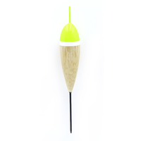 Flotteur de pêche en acier brut de haute qualité, couleur personnalisée, bois de balsa, eau douce et eau salée