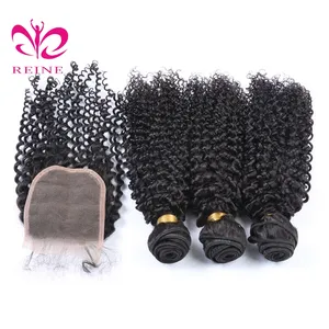 Cheveux brésiliens naturels vierges crépus — ali queen, Extension de cheveux humains 100% boucles, sans traitement, vente en gros