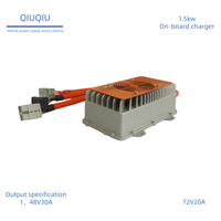Chargeur EV 48V pour batteries LiFePo4 de motos et tricycles, étanche IP67, chargeur rapide de batterie lithium OBC