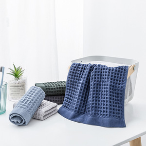 Ensemble <span class=keywords><strong>de</strong></span> serviettes en coton <span class=keywords><strong>bambou</strong></span> gaufré 100% coton, logo personnalisé, serviette <span class=keywords><strong>de</strong></span> <span class=keywords><strong>bain</strong></span> en coton gaufré 100% coton - Product Image 6