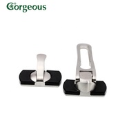 Loquet de sécurité pour porte, verrou de porte sécurisé en alliage de zinc avec protection en caoutchouc noir