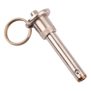 Dongguan manufacturer customization Stainless Steel self locking spring loaded ball Lock Quick Release Pins for audio