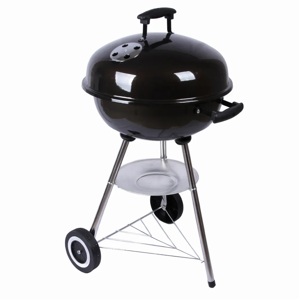 outdoor charcoal barbecue grill , portable kettle bbq grill