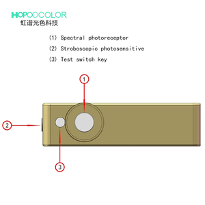 OHSP350BF 380-780nm <span class=keywords><strong>Handheld</strong></span> 발광 계 도 test CCT CRI 스펙트럼 자료 (msds) - Product Image 6