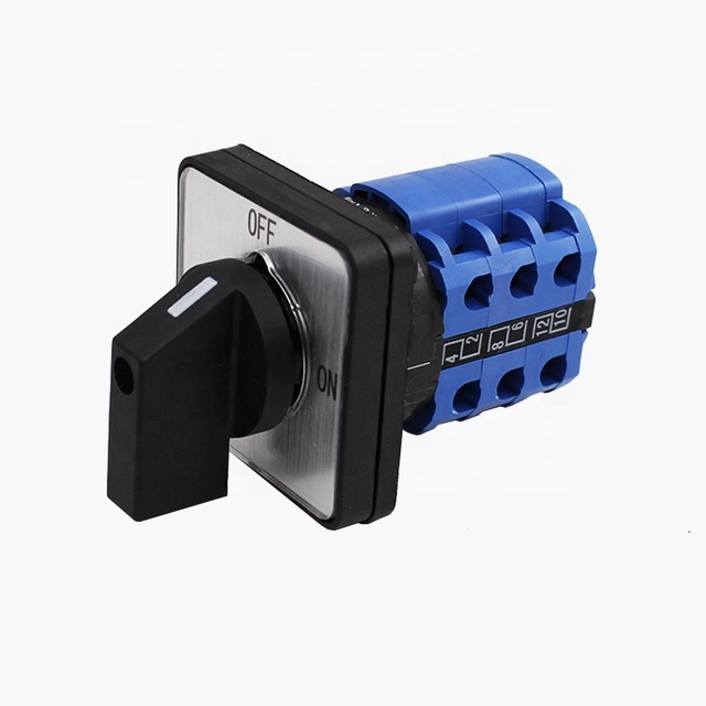Karwoll LW26-20 C06/3 20A CE Certified Universal Side Insert Rotary Dip Change-over Switch IP22 440VAC Screw Terminal