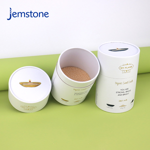 Emballage personnalisé en tube pour bougies et bocaux en verre avec un design éco-responsable, du papier recyclable et une impression haut de gamme - Product Image 5