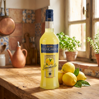 Licor italiano de alta calidad Limoncello Villa Cardea 0,70 Lt - 6 botellas por caja Licor refrescante y dulce