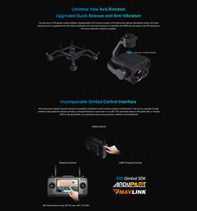 SIYI ZT30 4K 180X Hybrid Drone Plastic <b>Camera</b> 640x512 High-Resolution <b>Thermal</b> <b>Imaging</b> 1200-Meter for Compatible - Product Image 6