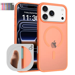 เคสแม่เหล็กสำหรับ <span class=keywords><strong>iPhone</strong></span> 17 Pro Max พร้อมปุ่มควบคุมกล้อง AI ในตัว, เคสโทรศัพท์มือถือกันกระแทกแบบด้าน TPU+PC สำหรับ <span class=keywords><strong>iPhone</strong></span> 17 - Product Image 1