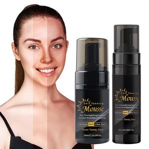 Meilleure vente Spray auto-solaire ultra foncé Mousse de faux bronzage Spray bronzant végétalien et biologique pour le <span class=keywords><strong>visage</strong></span> et le corps de marque privée - Product Image 6