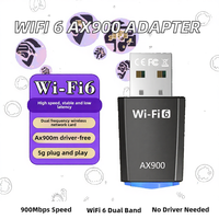 Driver Gratis AX901 900Mbps WiFi 6 Dual Band AX900 USB Wireless Adapter Wi-Fi Dongle Transmitter Receiver untuk PC Laptop Tersedia