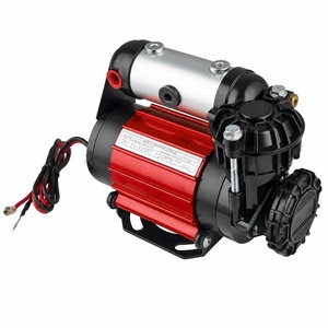 12V 150PSI 휴대용 전동 에어 컴프레서 금속 자동차 타이어 공기 주입 펌프 (압력 게이지 포함) 자동차 SUV 오프로드용 - Product Image 1