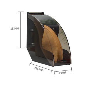 핫 셀러 2025 아크릴 커피 필터 홀더, 방진 커버가있는 커피 필터 박스, 가정/커피 숍용 필터 페이퍼 홀더 - Product Image 4