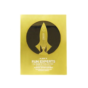 Trophée Usine Creative Design Métal Artisanat Plaque En Métal Personnalisé Trophée Médaille <span class=keywords><strong>YouTube</strong></span> Plaque - Product Image 1