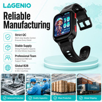 Montre connectée pour enfants LAGENIO K9 4G AI avec appel vidéo HD, GPS, LBS, WIFI, bouton SOS, mode classe, étanche IP68, CE RoHS