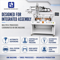 Machine de vissage automatique multi-stations avec distribution de colle et pressage magnétique pour l'assemblage électronique 700W 110-220V
