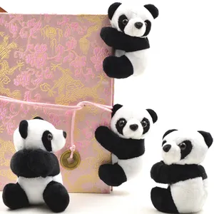 Creative Panda Plush Clip Small Curtain Clip Bookmark Notes Souvenir Toys Panda Soft Toy Stuffed Animals For Baby