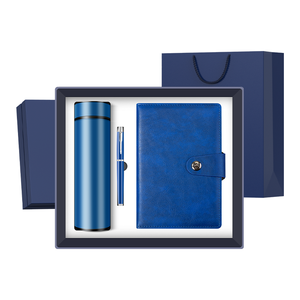 Công ty khuyến mại A5 Đồng bằng máy tính xách tay Bộ quà tặng với chân không Flask kim loại bút mục kinh doanh cho cá nhân quà tặng - Product Image 1