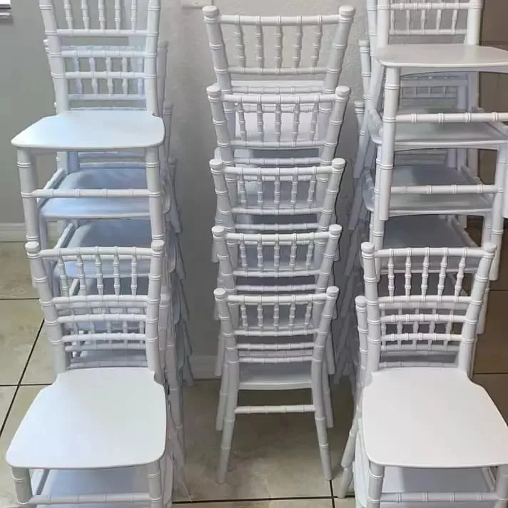 Chiavari-silla apilable de plástico pp para niños, muebles de hotel, fiesta, evento, comedor, fantasma, Tiffany