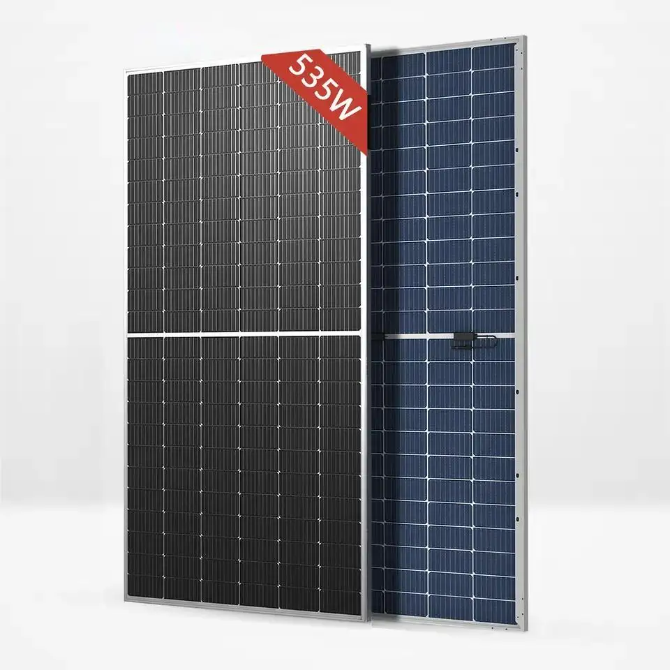 ダブル535w 540w 550Wソーラーモジュール太陽光発電パネル太陽光発電システム屋根用