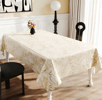 Nappe en PVC Imprimée, Imperméable, Anti-taches, Lavable, Housse de Table en Vinyle, Taille Personnalisée pour la Maison, l'Hôtel, la Décoration de Banquet