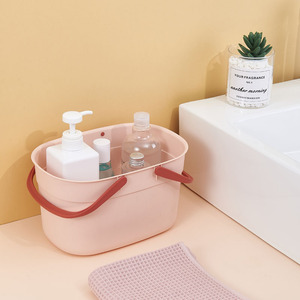 Panier de rangement rectangulaire en plastique PP écologique MOMO NATURI avec poignées, multifonctionnel pour la maison, la cuisine et la salle de bain - Product Image 6