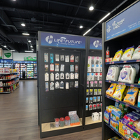 CHuimei Schwerlast-Einseitiges 5-Regal-Stellregal ohne Schrauben zur Bodenmontage für Supermarktregale, Möbel und Metallhandel