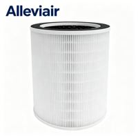 Filter Karbon Aktif HEPA H13 Alleviair 4-Tahap Katalis Dingin Kompatibel dengan Suku Cadang Pemurni Udara COLZER KJ-580/UNbeaten Garansi 1 Tahun