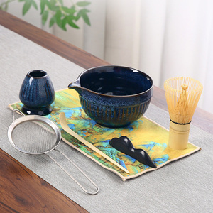 プライベートラベル日本の抹茶セット注ぎ口チャワンと天然竹ウイスキー - Product Image 3