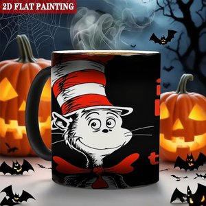 Frosted Black 11oz <b>Ceramic</b> <b>Mug</b> Heat Sensitive Blank Cup Thanksgiving Gift - Product Image 6