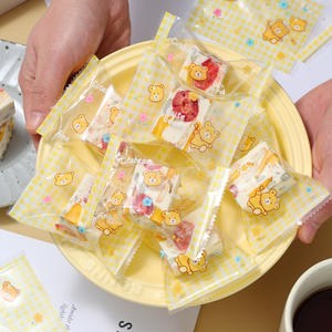 Flocon de neige croustillant, résistant à l'humidité, transparent, dessin animé, pour la pâtisserie, le lait, la datte, le nougat, les fruits, pour la machine à papier, emballage scellé - Product Image 1