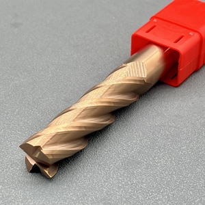 <strong>Tungsten</strong> Carbide 4 Flutes HRC55 Flat <strong>End</strong> <strong>Mill</strong> With Coating HRC55 Carbide Milling Cutter Cnc Milling Cutters - Product Image 5